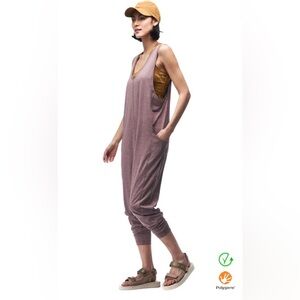 Indyeva Zuha Chai Burgundy Small Quick Dry Jumpsuit Overalls